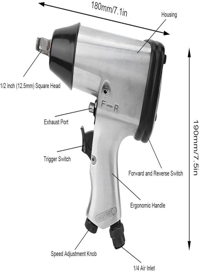 إليفنت مفتاح ربط صدمي من سلسلة الفيل أكاري 1/2 بوصة (AT5004SG) - Image 5